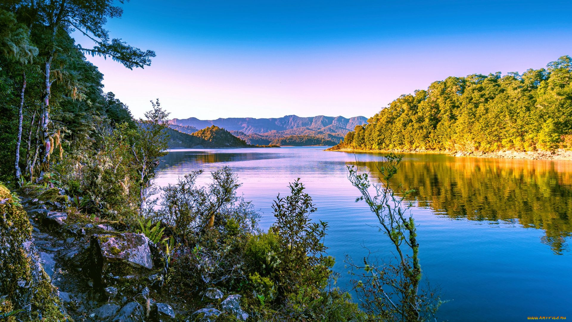 lake waikaremoana, new zealand, , , , lake, waikaremoana, new, zealand
